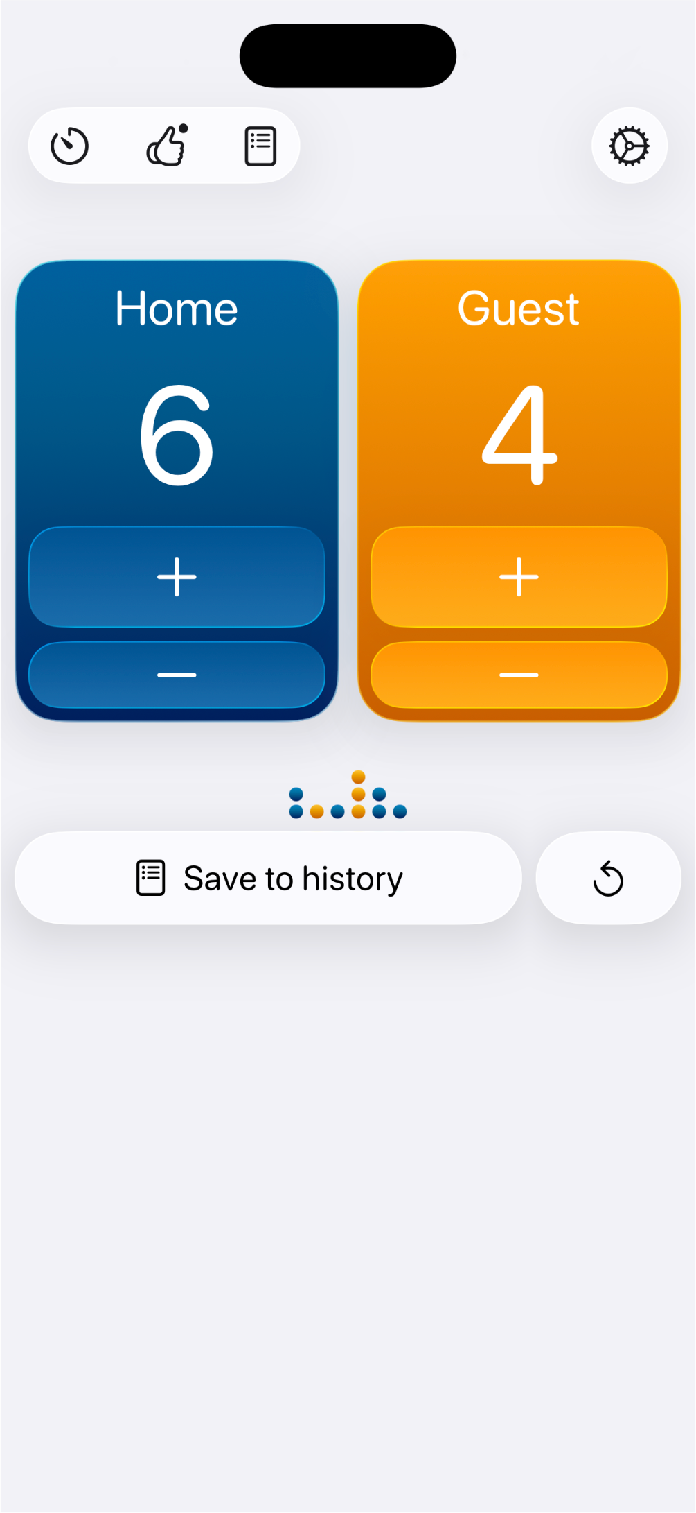 Boules Score App Screenshot 1