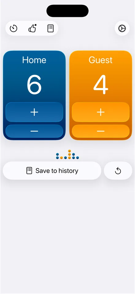 Boules Score App Screenshot 1