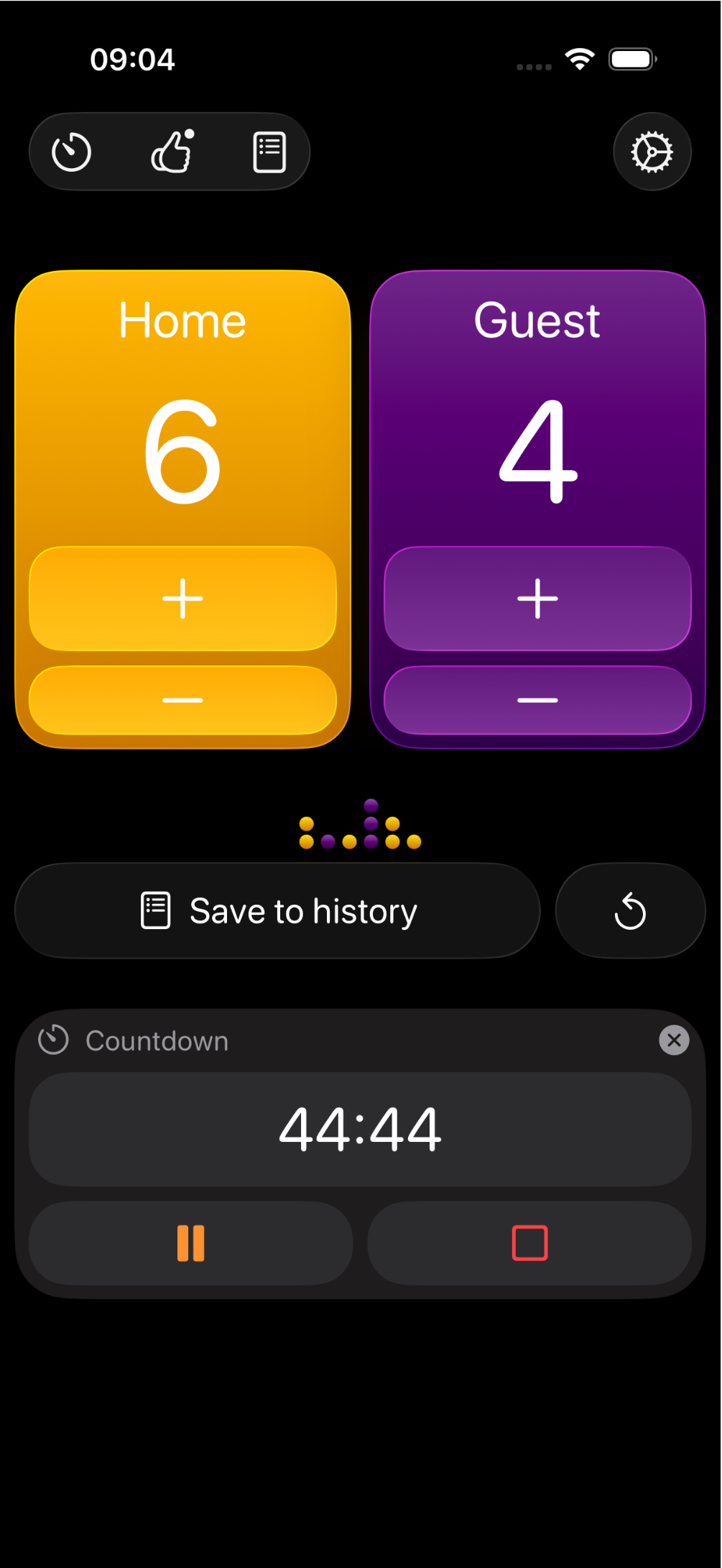 Boules Score App Screenshot 3