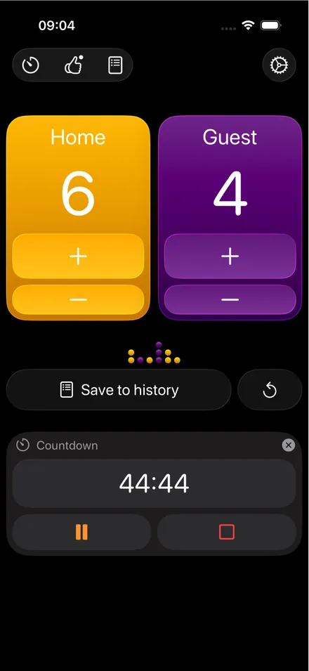 Boules Score App Screenshot 3