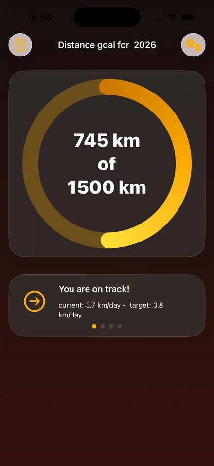 Yearly Goal App Screenshot 3